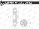 [Laser cut and engrave] Intricate wooden bookmarks with hanging charms featuring floral, celestial, and fantasy motifs Laser Cut bundle