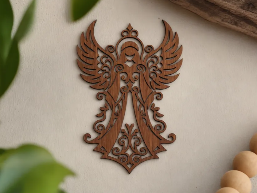 Angel - Decorative Laser Cut Design