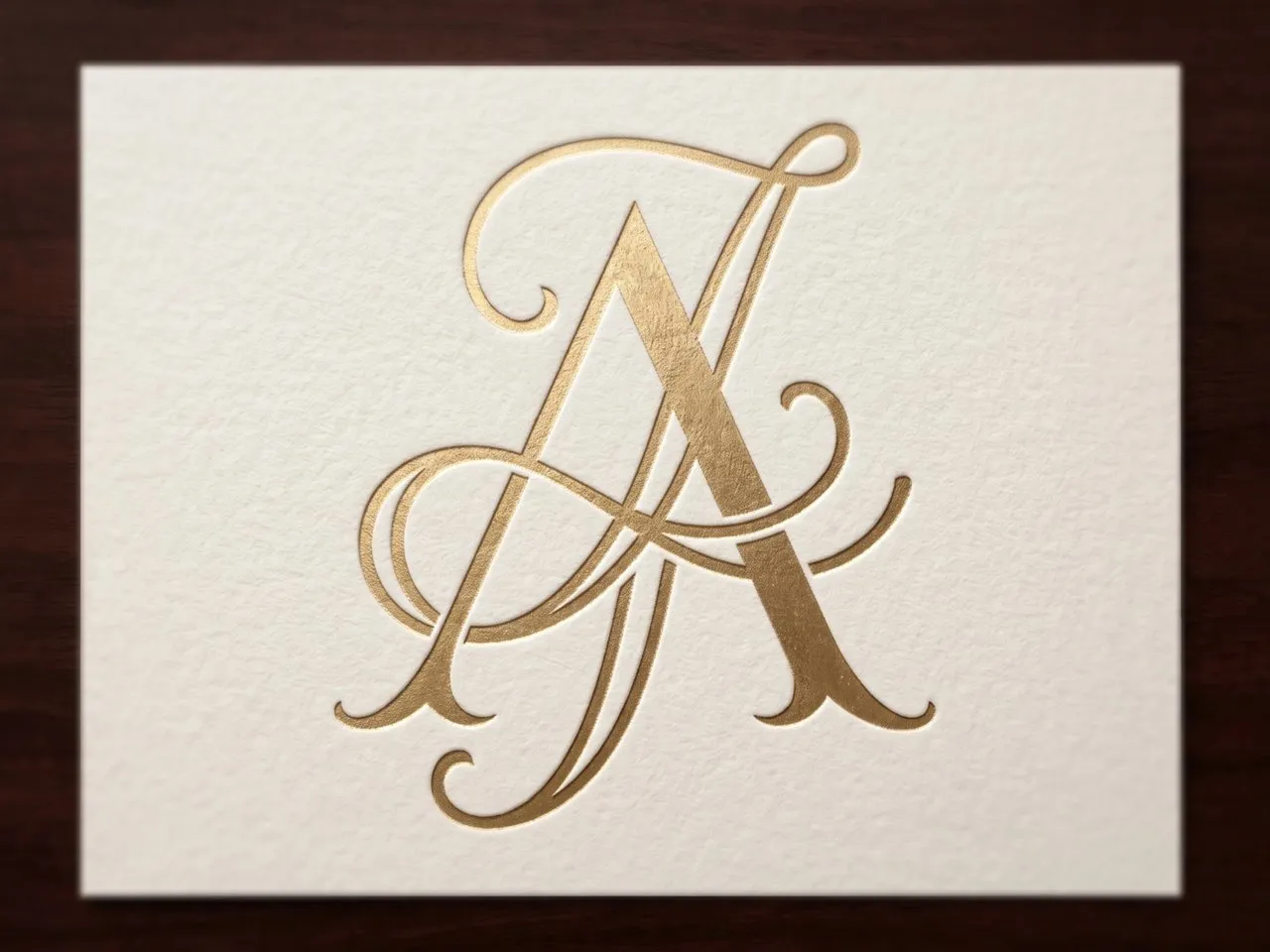 [Laser cut and engrave] JA Ornate Royal Beauty & Cosmetic Monogram Logo – Decorative Initials for Skincare, Makeup, Fashion, Boutique Branding & Premium Packaging