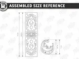 [Laser cut and engrave] Intricate wooden bookmarks with hanging charms featuring floral, celestial, and fantasy motifs Laser Cut bundle