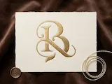 [Laser cut and engrave] B Ornate Wedding Monogram Logo – Decorative Bridal Initial for Laser Cut Signs, Cake Toppers, Invitations, Engraving & Cricut Projects