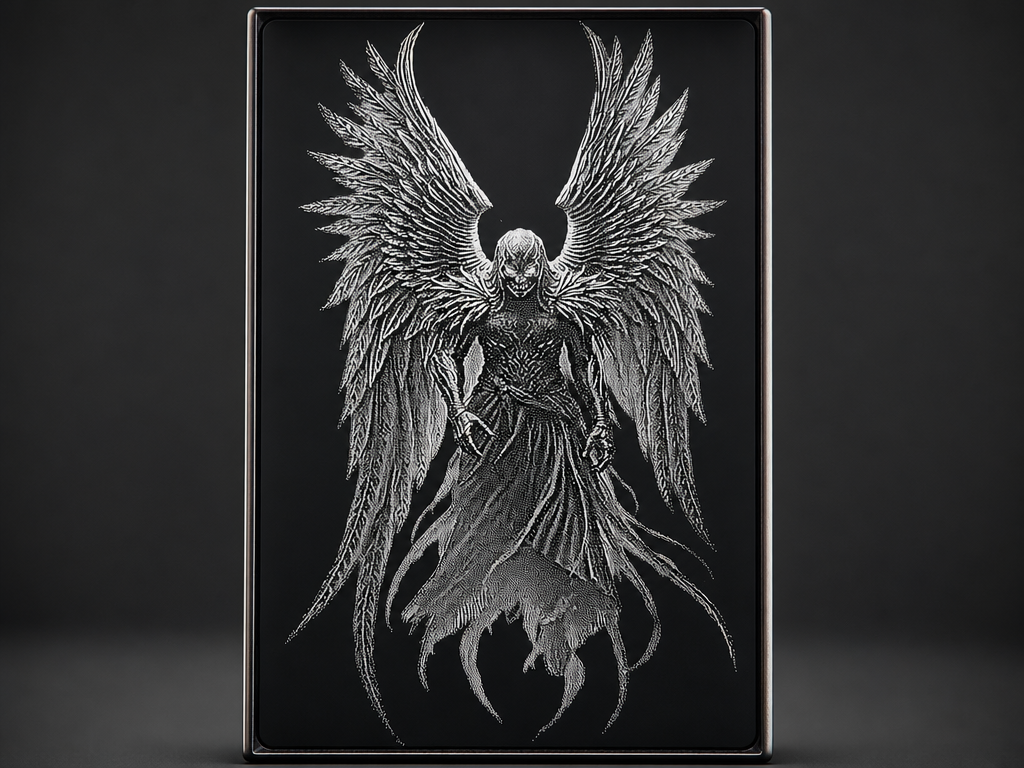 the angel of death - business card design