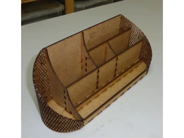 Desktop Organizer with Multiple Compartments for Office Supplies