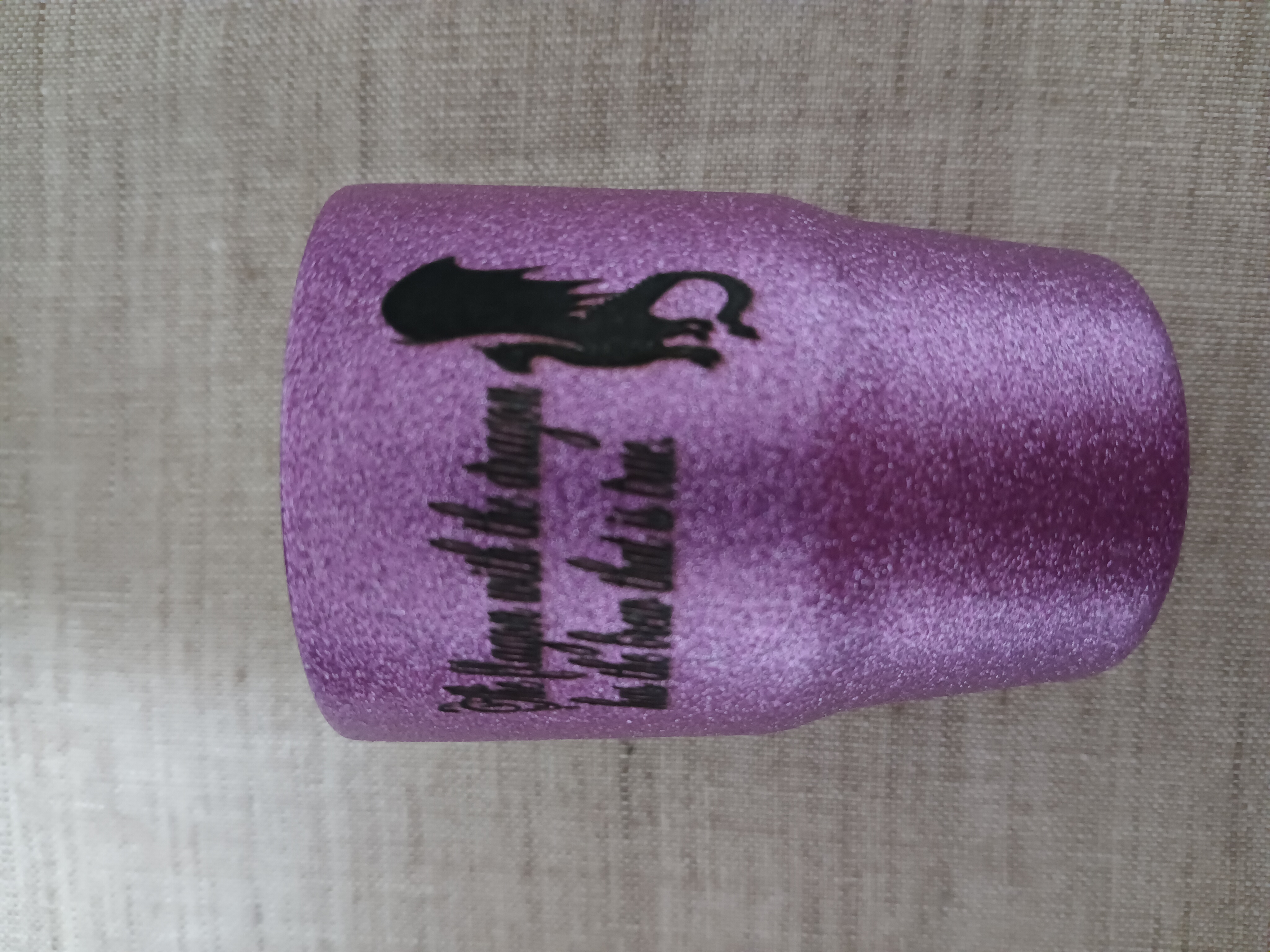 Mug with "Come and Take It" logo instruction: step 2 - Adjust settings and engrave