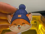 [Laser cut and engrave,Foil transfer,Inkjet printing] STICKERS ANIMALES
