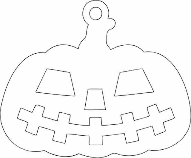 Jack O' Lantern Face Earring 8.xcs