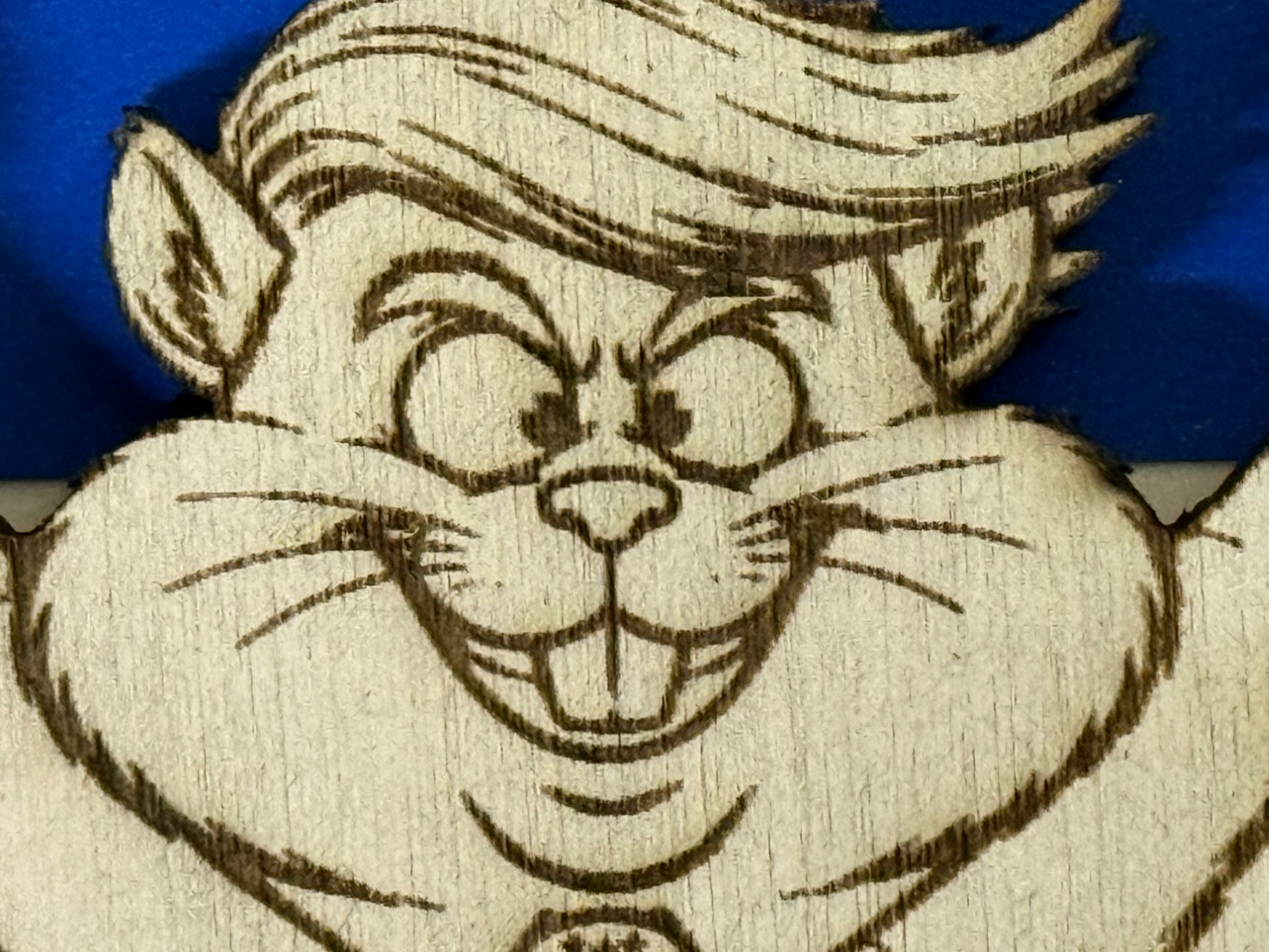 [Laser cut and engrave] Screwball the Squirrel - Politician Magnifico