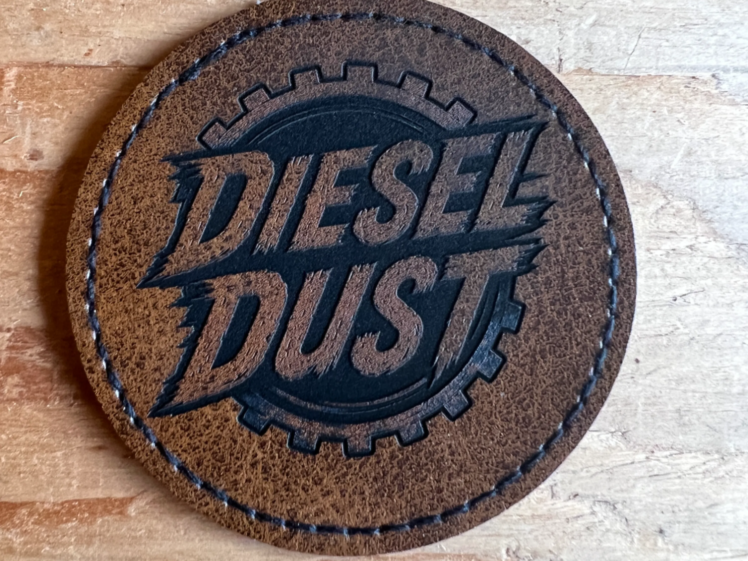 Brown Leather PU Patch
