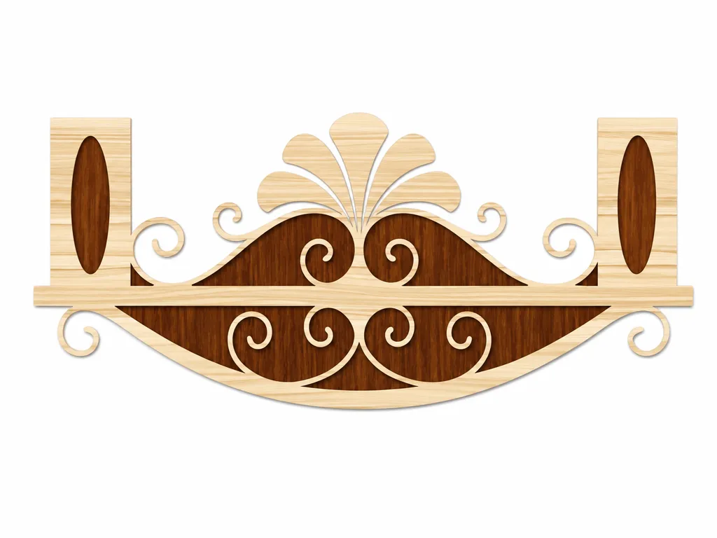 Shelf Decor - Decorative Laser Cut Design