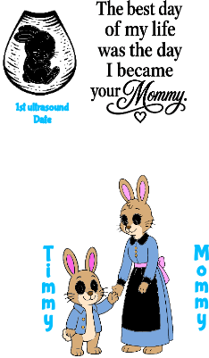 Birthday Keepsakes Matching Mother & Child Rabbit.xcs
