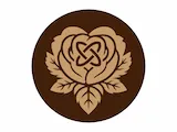 [Laser cut and engrave,Other] Round Wooden Coasters with Floral Rose Motifs