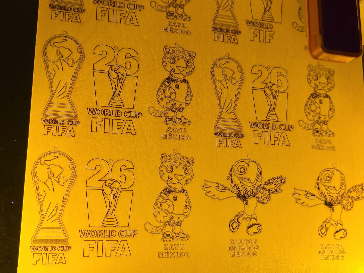 World cup keychains