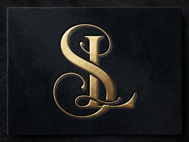 SL Elegant Interwoven Monogram Logo
