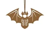 [Laser cut and engrave,Other] Skeleton Bat Hanging Ornament for Halloween Decor