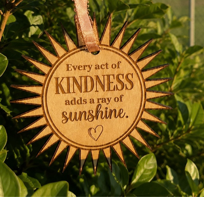 [Laser cut and engrave] The Kindness Sun Project-EveryAct of Kindness Adds a Ray of Sunshine Campaign