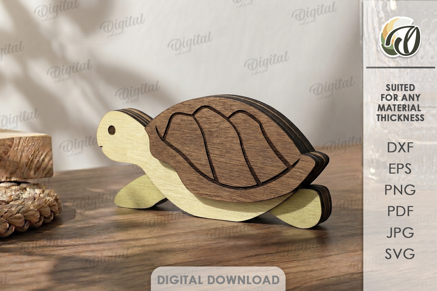 [Laser cut and engrave] 3D Animal Shelf Sitters Bundle. Home Wildlife Decor Lasercut File. Nursery Bookshelf Decoration. Butterfly. Turtle. Whale. Snail. Bird stand