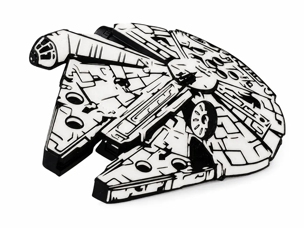 Millennium Falcon Star Wars metal fake credit card idea