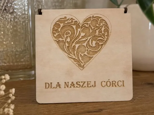 Pudełko na obrączki,łańcuszki
