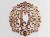 [Laser cut and engrave] 4 Decorative Letter D Monogram Logos