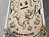 [Laser cut and engrave] Jeu éducatif en bois Nourris le petit fantôme pour apprendre à compter