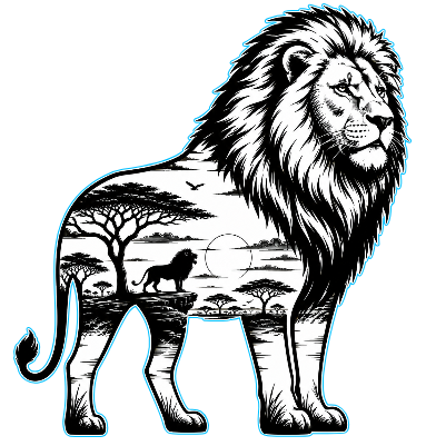 Lion Scenic Cut and Engrave.xcs