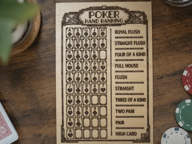 Poker Hand Rankings