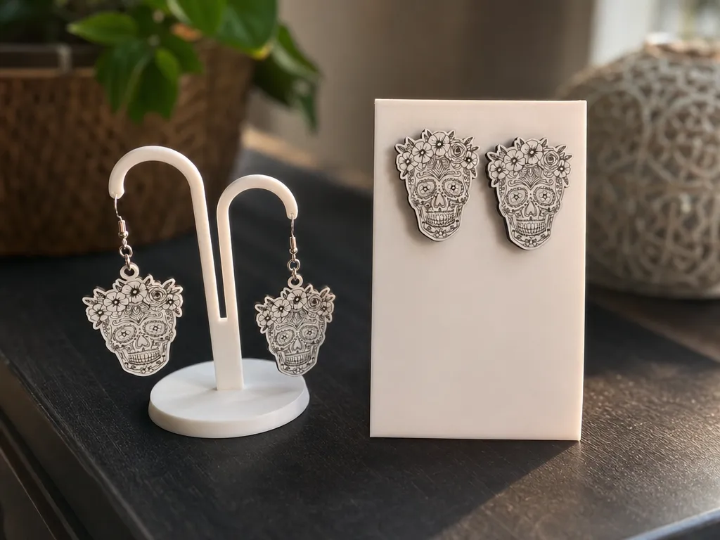 Pendientes calavera