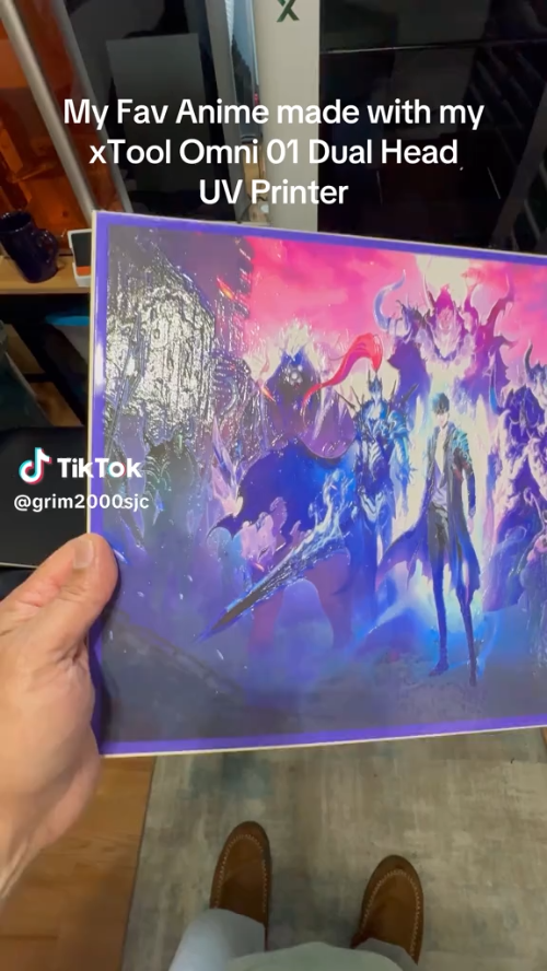 [UV printing] Solo Leveling anime character art print