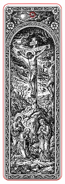 Marque page Cruxifixion.xs