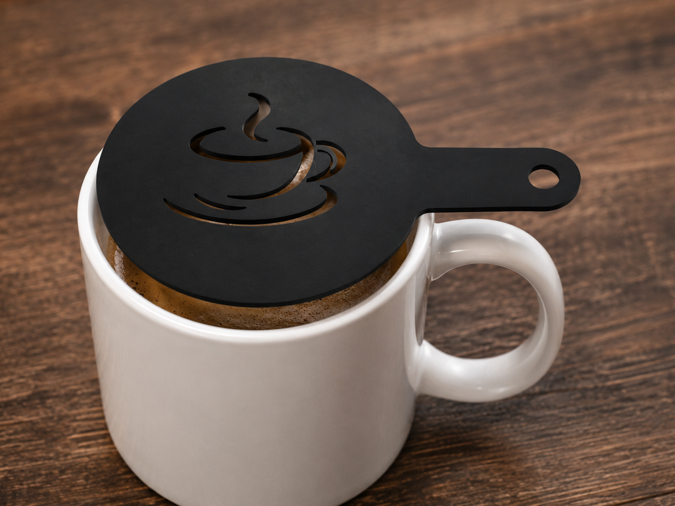Coffee Cup Stencil for Latte Art