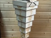 [Laser cut and engrave] Eine Schultüte / Zuckertüte aus Holz im Minecraft-Stil für den Schulanfang