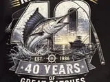 [DTF Printing] Reel Legend 40th Birthday Fishing Graphic T-Shirt