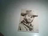 [Laser cut and engrave] Clint Eastwood Portrait Wall Art