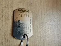[Laser cut and engrave] Metall-Testkarte mit Infrarot-Parameter-Matrix für Materialtests