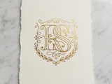 [Laser cut and engrave] RS Royal Crest Monogram – Heraldic R & S Couple Initials for Luxury Weddings, Invitations, Engraving, Laser Cut Signs & Elegant Décor