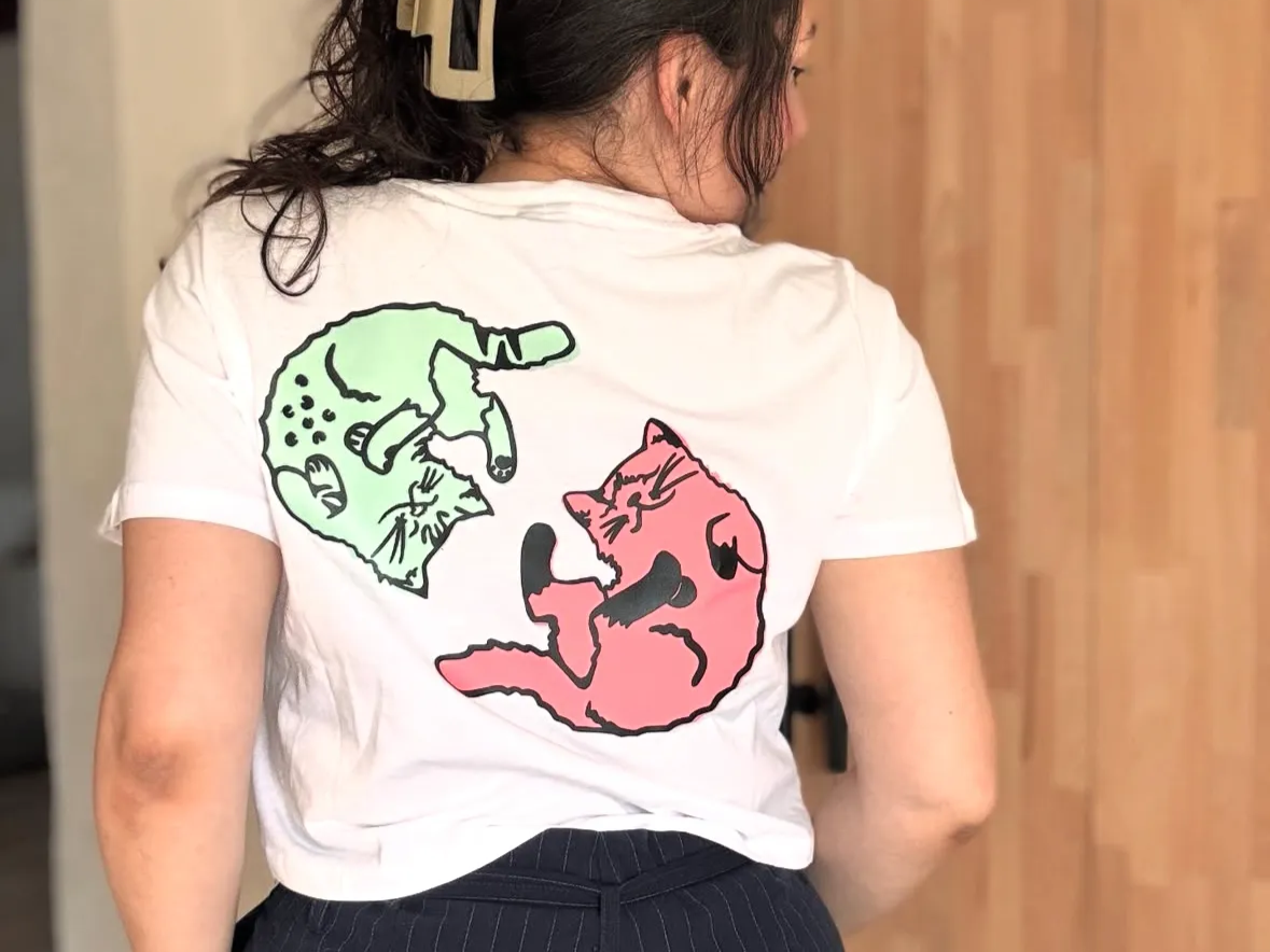 Cat Ying & Yang T-Shirt