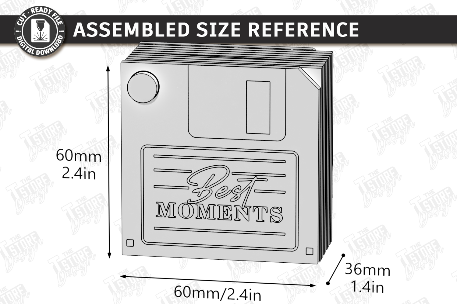 [Laser cut and engrave] Wooden SD Card and Memory Storage Organizer Cases Laser Cut Bundle. SD Card Case. Storage Box
