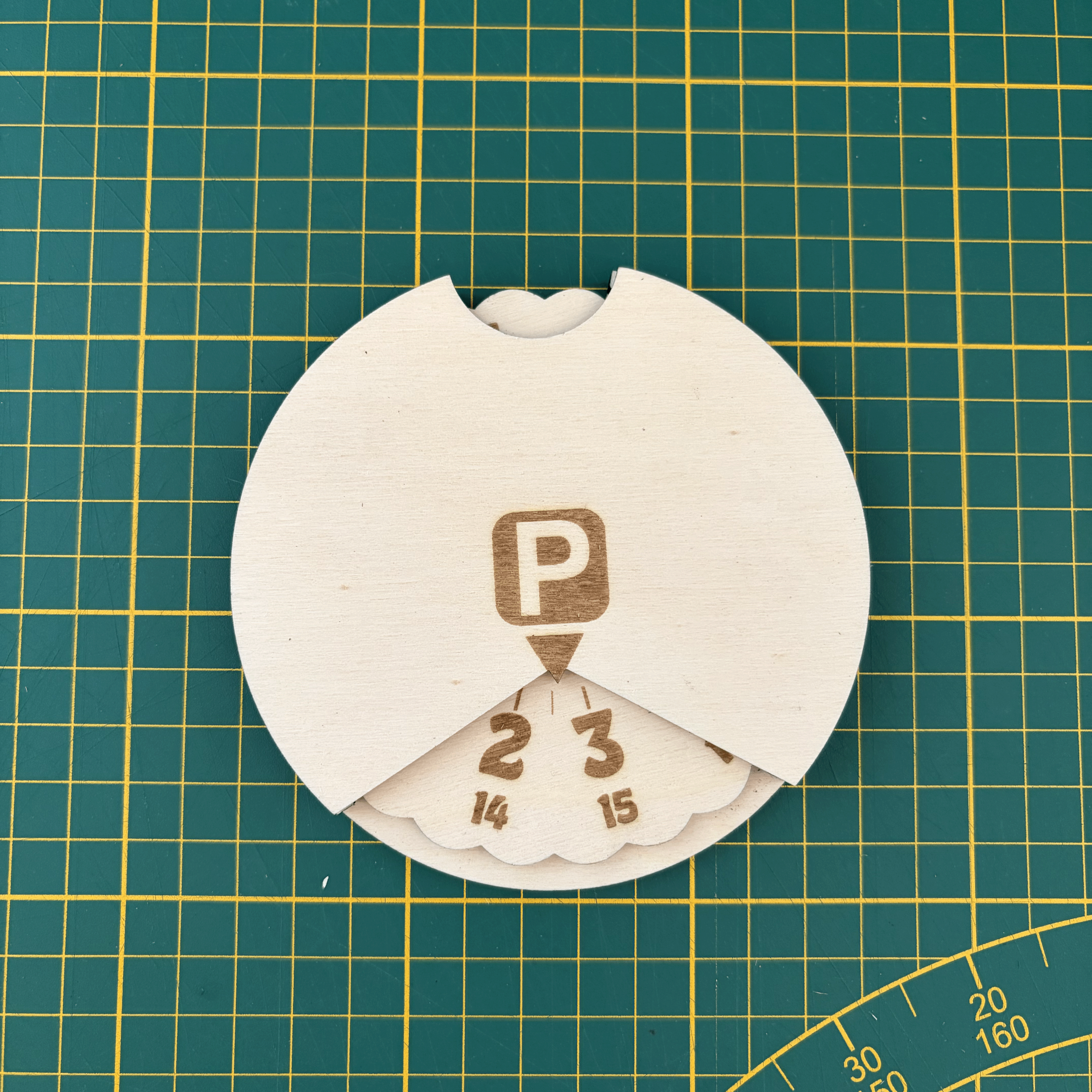 Đĩa đỗ xe instruction: step 4 -