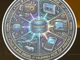 [Inkjet printing,Laser cut and engrave] #xToolIFA2026 Commemorative IFA Berlin Technology Evolution Circular Sticker