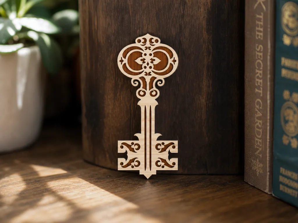 Key - Decorative Laser Cut Design