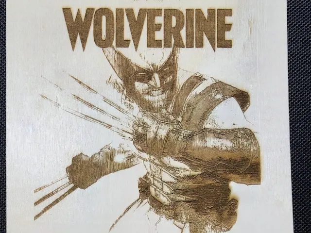 Wolverine Marvel Superhero Wooden Wall Art Plaque