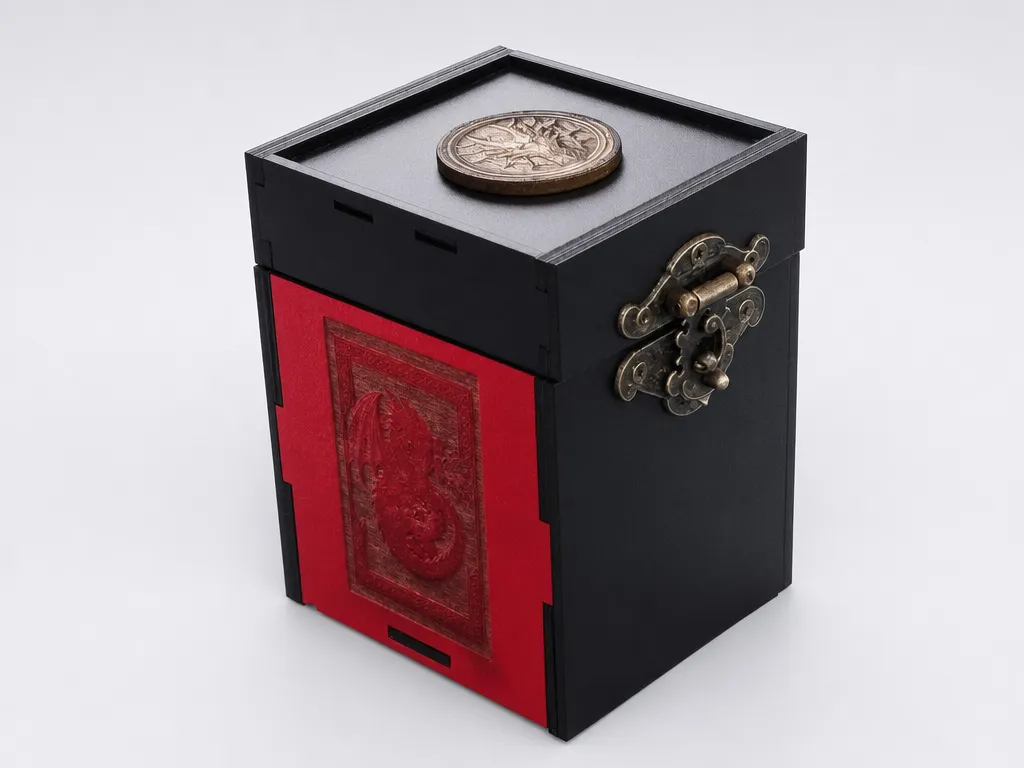 Boîte dragon 3D