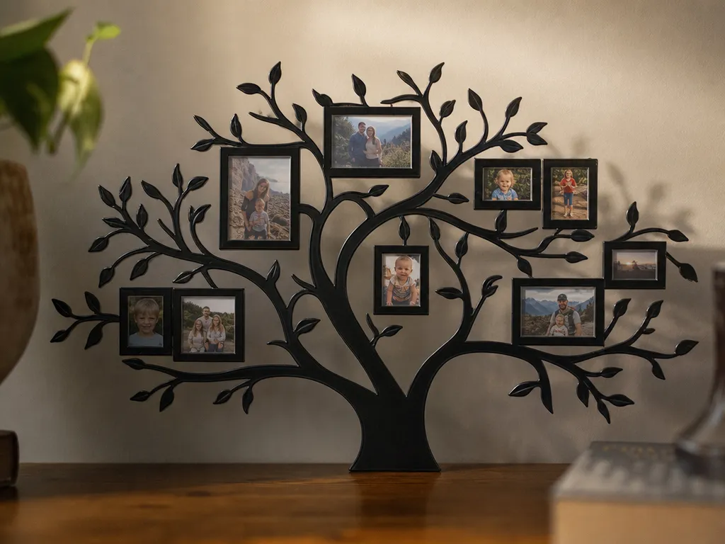 photo frame tree wall deco