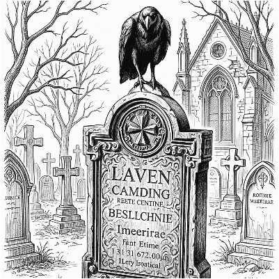Raven on a gravestone-10.xs