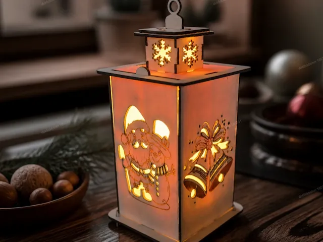 Die Weihnachtslampe mit LED USB Licht, die jeden Freude macht