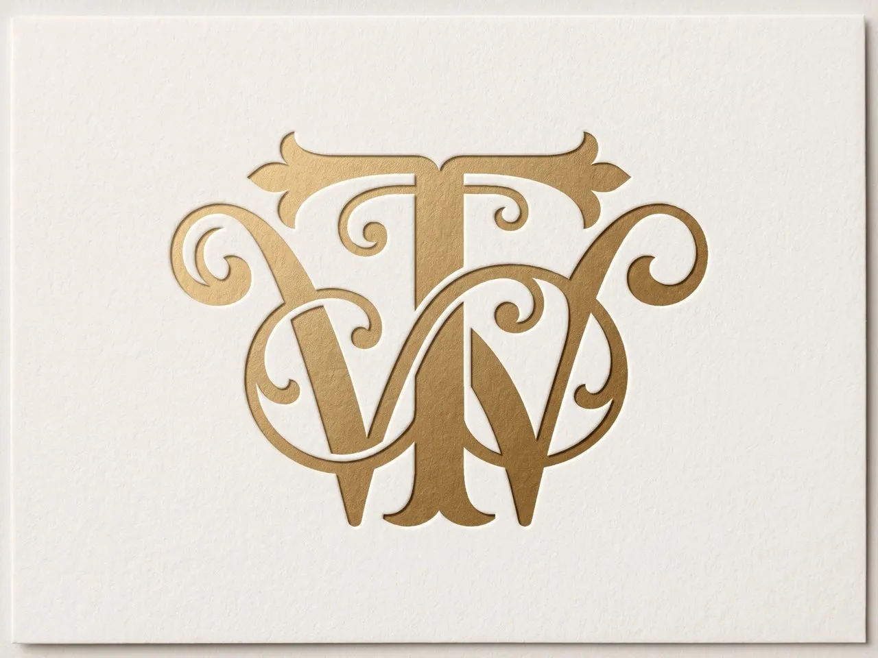 [Laser cut and engrave] TW Elegant Wedding Monogram – Romantic Interlocked Initials with Graceful Curves for Laser Cut Signs, Cake Toppers & Engraving