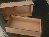 [Laser cut and engrave] Wooden Ponytail Cards Storage Box