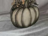 [Laser cut and engrave] Citrouille d'Halloween lumineuse en bois avec visage effrayant