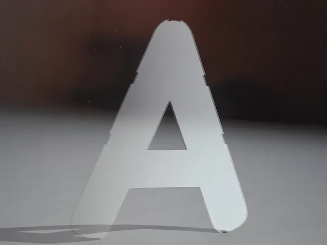Acrylic Cover for Alphabet - Hotwheels storage shelves