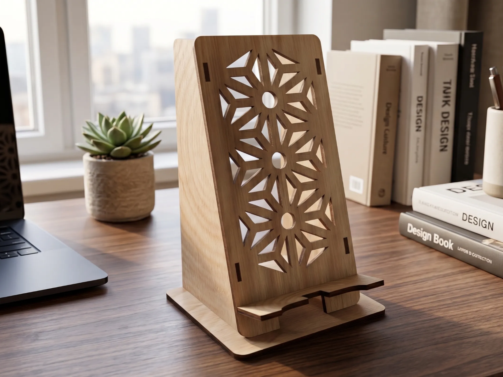 3mm Geometric Slim Phone Stand